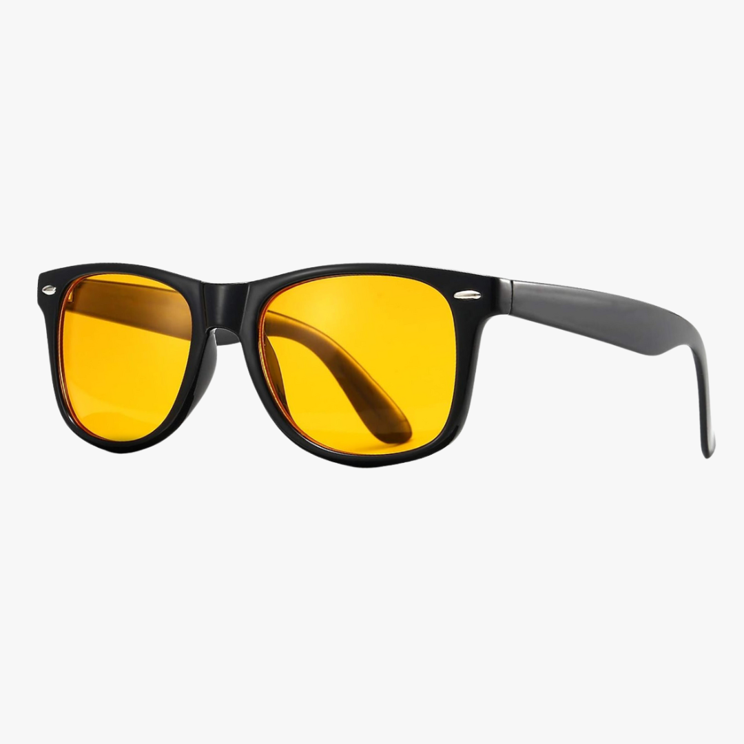 Blauw licht blokkerende slaap- en rijbril